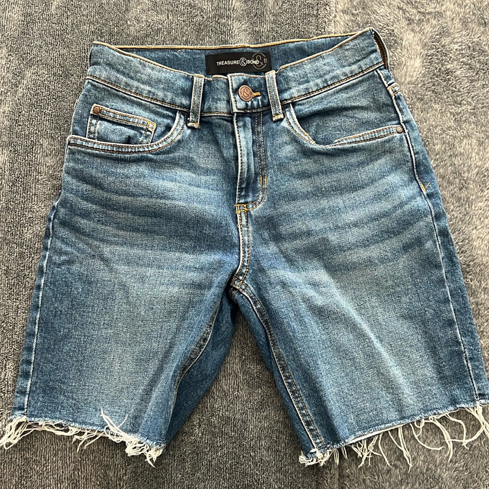 Boys Treasure & Bond Denim Cutoff Shorts Size 8